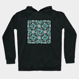 Ribbons in Sparkle Teal Hoodie